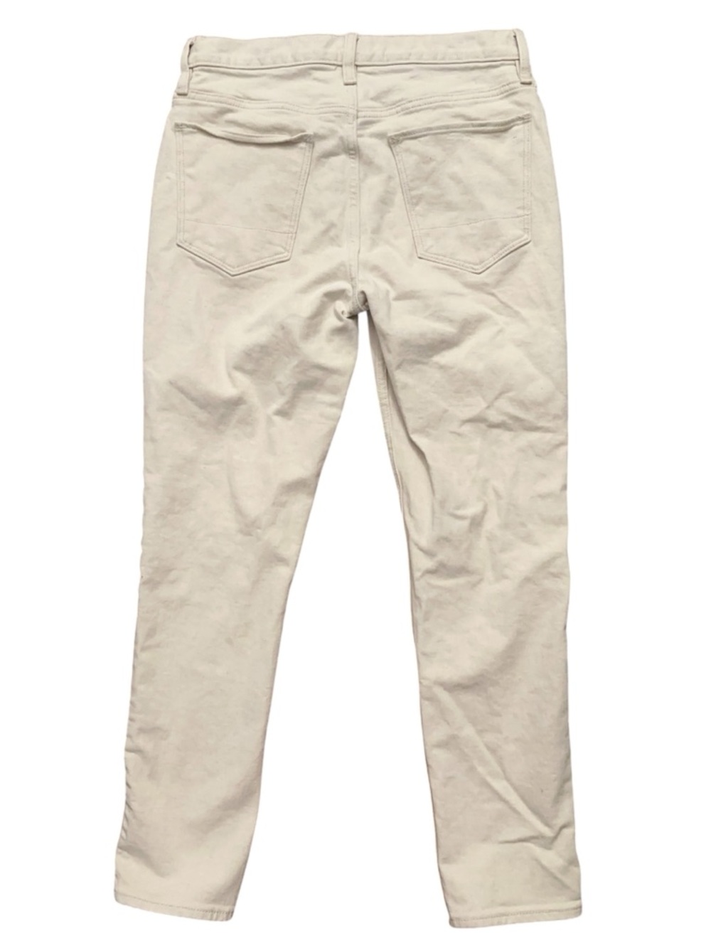 Banana Republic Travel Jeans Mens 31x30 Slim Fit Stretch 5-Pockets Cream White - Picture 2 of 6